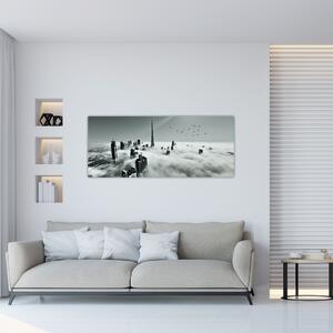 Obraz - Mrakodrapy v Dubai (120x50 cm)