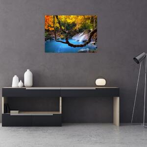 Obraz - Vodopády v Ázii (70x50 cm)
