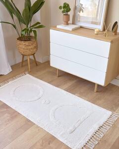 MUZZA Bavlnený koberec barnebale 70 x 140 cm béžový