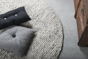 DUBLIN svetlo sivý okrúhly koberec