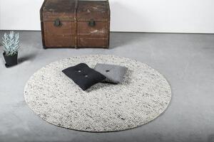 DUBLIN svetlo sivý okrúhly koberec