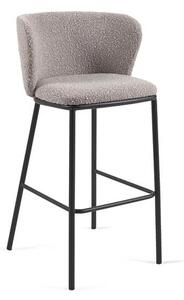 MUZZA Barová stolička arun 75 cm sivá