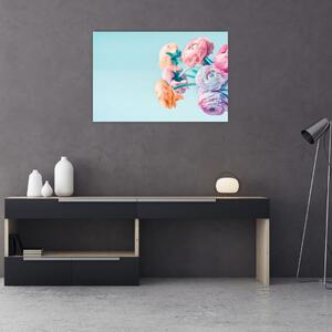 Obraz - Kvety vo váze (90x60 cm)