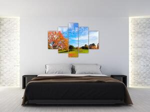 Obraz - Jesenná krajina (150x105 cm)