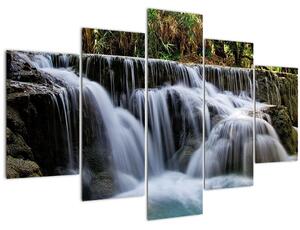 Obraz vodopádov v džungli (150x105 cm)