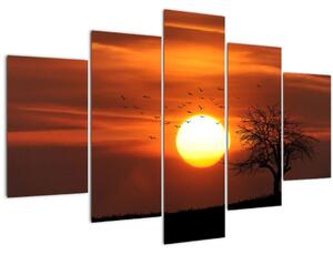 Obraz - Západ slnka (150x105 cm)