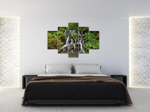 Obraz vodopádov v tropickom lese (150x105 cm)