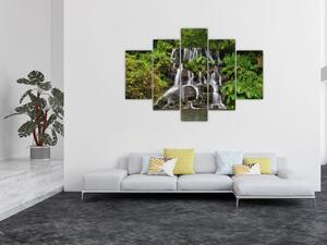 Obraz vodopádov v tropickom lese (150x105 cm)
