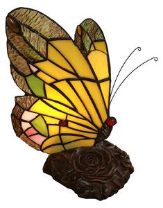Dekoračná lampa 6009, tvar motýľa, podľa Tiffany