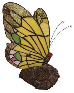 Dekoračná lampa 6009, tvar motýľa, podľa Tiffany