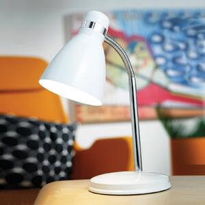 Moderná stolová lampa CYCLONE biela