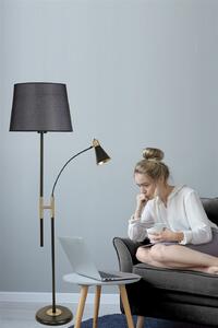 ASIR Stojacia lampa FORZA čierna