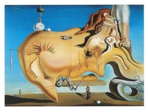 Umelecká tlač Salvador Dali - Le Grand Masturbateur, Salvador Dalí, (80 x 60 cm)