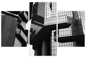 Obraz sklenených budov (90x60 cm)
