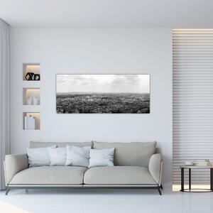 Obraz - Strechy domov v Paríži (120x50 cm)