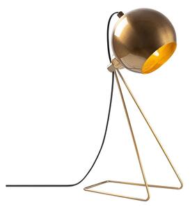 Stolová lampa v medenej farbe s kovovým tienidlom (výška 45 cm) Mixed – Opviq lights