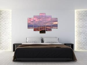 Obraz - Súmrak nad mestom (150x105 cm)