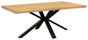 JEDÁLENSKÝ STÔL, dub, čierna, farba duba, 200/100/77 cm P & B - Online Only jedálne, Online Only