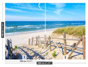 Fototapeta Vliesová Cesta na pláž 208x146 cm