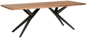 JEDÁLENSKÝ STÔL, akácia, čierna, farba vlašského orecha, 220/100/76 cm P & B - Online Only jedálne, Online Only