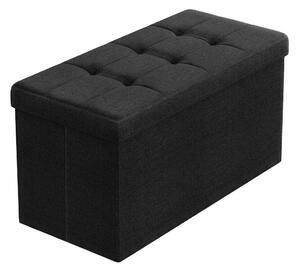 ÚLOŽNÝ BOX NA SEDENIE, textil, kompozitné drevo, 76/38/38 cm Boxxx - Kreslá, Online Only