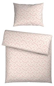 POSTEĽNÁ BIELIZEŇ, satén, strieborná, pink, 140/200 cm Esposa - Obliečky & plachty