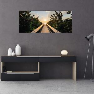 Obraz - cesta k slnku (120x50 cm)