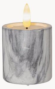 Stĺpové LED sviečky's časovačom Flame Marble, 2 ks