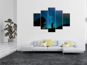 Obraz - Stretnutie pod hviezdami (150x105 cm)
