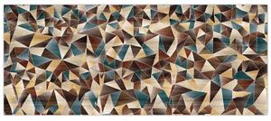 Obraz z trojuholníkov (120x50 cm)