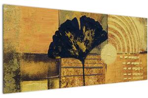 Obraz - List ginkgo (120x50 cm)
