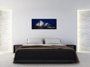 Obraz nočného Sydney (120x50 cm)