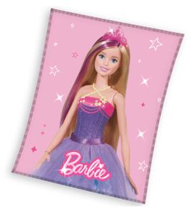 Detská mikroplyšová deka 150 x 200 cm - Barbie Princezná