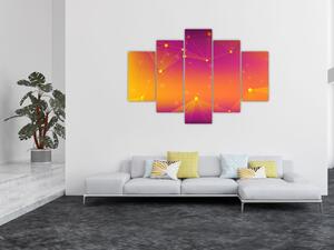 Farebný abstraktný obraz (150x105 cm)