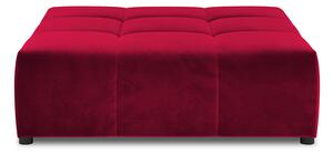 MUZZA Sedací modul gorma 125 x 125 cm velvet červená