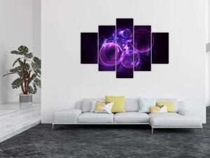 Abstraktný obraz bublín (150x105 cm)