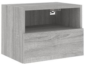 TV nástenná skrinka sivá sonoma 40x30x30 cm kompozitné drevo