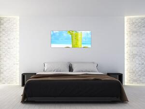Obraz - kiwi smoothie (120x50 cm)