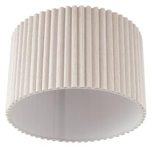 Stropné Lampa Lindby, Libbie, stmievateľné, Béžová, Obývacia izba, Tkanina / Textil, Škandinávsky