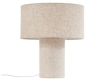 Stolové Lampa Lindby, Elfie, Béžová, Obývacia izba, Tkanina / Textil, Škandinávsky