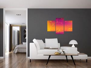 Farebný abstraktný obraz (90x60 cm)