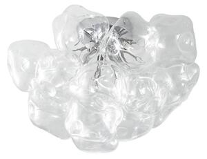 Stropné Lampa Lucande, Diborah, stmievateľné, Transparentná, Chodba, Sklo, Dizajnový