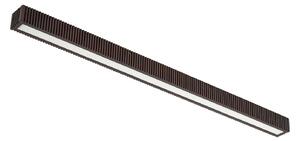 Stropné Lampa Lucande, Emara, stmievateľné, Drevo, Jedáleň, Drevo, Dizajnový