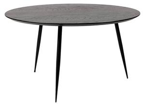 MUZZA Konferenčný stolík halp Ø 80 cm čierny