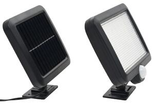 Solárna lampa s pohybovým senzorom, LED svetlo, biele