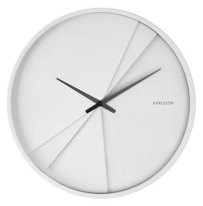MUZZA Nástenné hodiny Kani Ø 30 cm biele