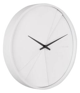MUZZA Nástenné hodiny Kani Ø 30 cm biele