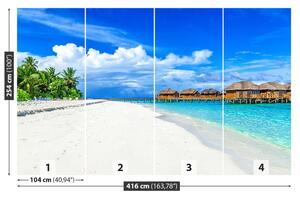 Fototapeta Vliesová Maledivy 416x254 cm