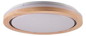 LED Kúpeľňové stropné svietidlo LED/24W/230V pr. 39 cm IP44 dub