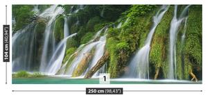 Fototapeta Vliesová Vodopády chorvátsko 250x104 cm